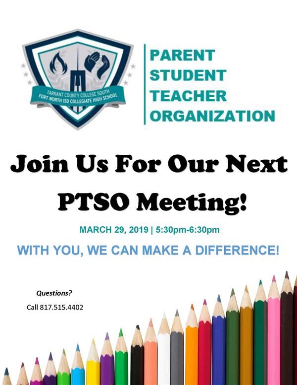 March 29 PTSO Flyer March 29 PTSO Flyer